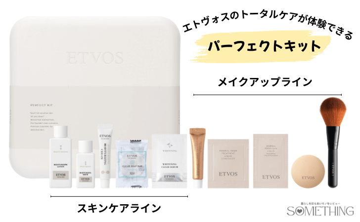 2025年8月にリニューアルされたetvos(エトヴォス)パーフェクトキットのセット内容